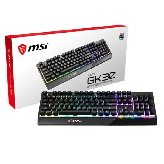 MSI GG VIGOR GK30 TR Mekanik Hisli RGB Türkçe Q Gaming Klavye         Model: VIGOR GK30 TR   